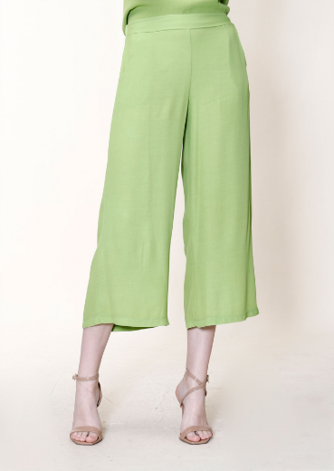 Immagine di Pantalone in crep con tasche e elastico