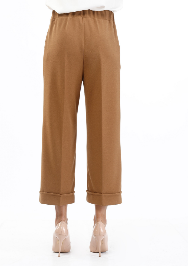 Immagine di Pantalone cropped con svolta in scuba