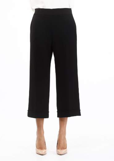 Immagine di Pantalone cropped con svolta in scuba