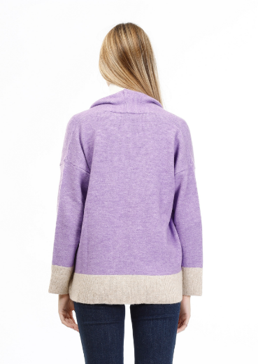 Immagine di Cardigan lungo sciallato con lurex